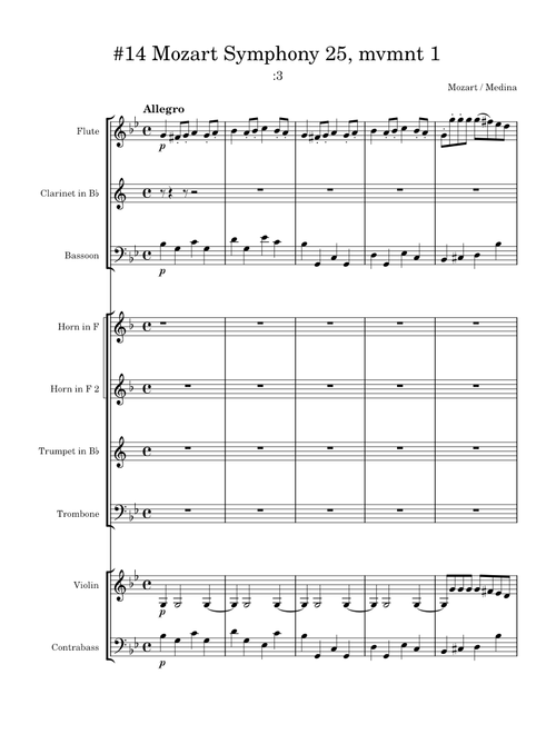 Symphony No.25 in G minor, K.183/173dB – Wolfgang Amadeus Mozart