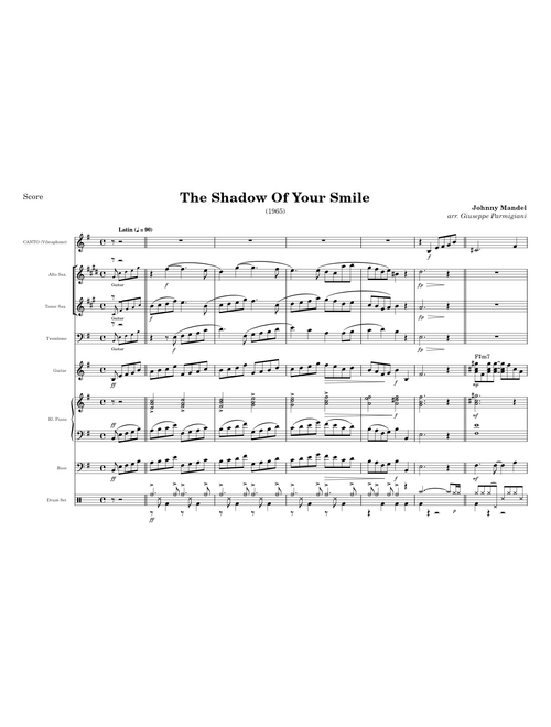 The shadow of your smile – Johnny Mandel - (1965) - Canto e Combo