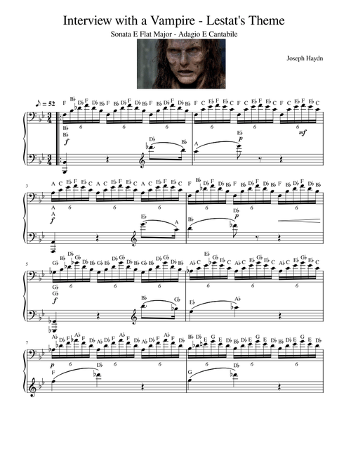 Sonata E Flat Major, Adagio e Cantabile – Joseph Haydn