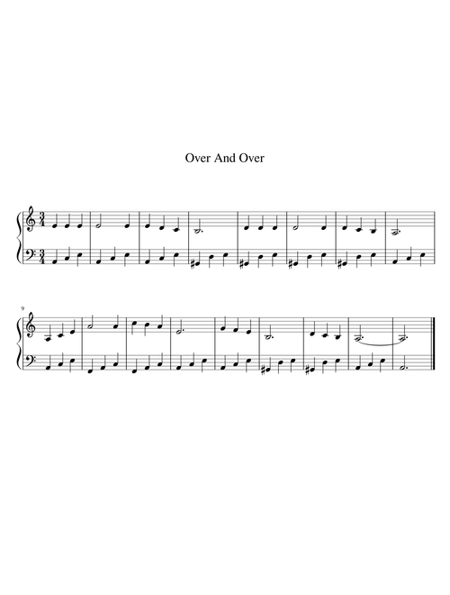 Over And Over