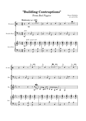 Building Contraptions - Ilmari Hakkola Sheet Music for Accordion, Flute ...