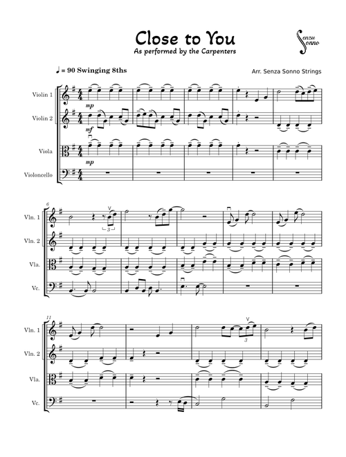 Close to You – Carpenters