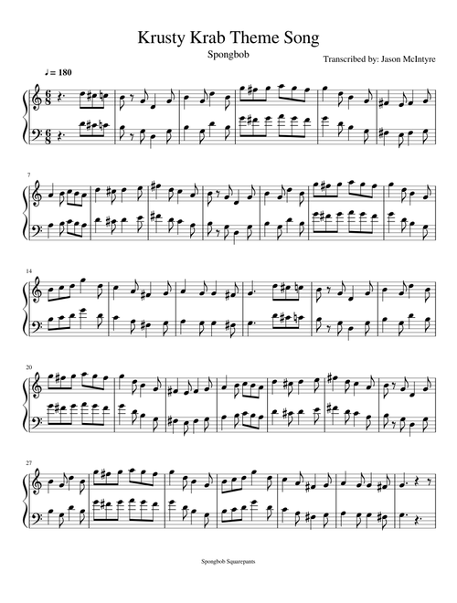 Krusty Krab Theme Music