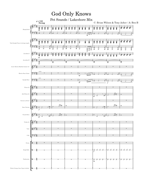 God Only Knows – The Beach Boys (Recreation - Pet Sounds)