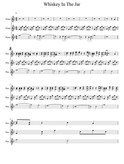 Whiskey In The Jar "Brass"