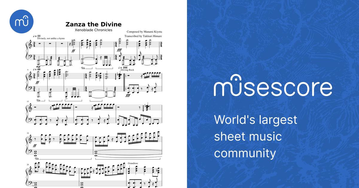 Zanza the Divine Sheet Music for Piano (Solo) | MuseScore.com