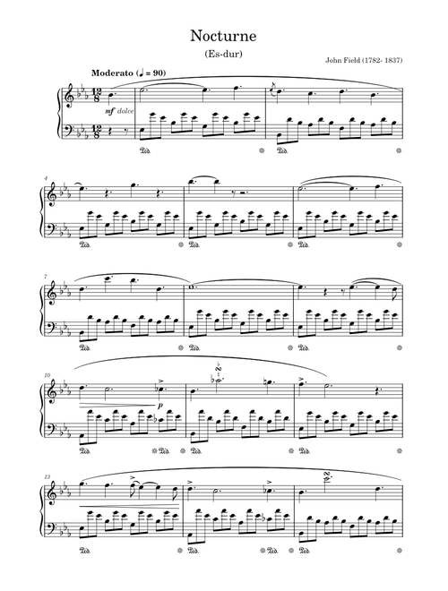 Nocturne (E♭ major) – John Field
