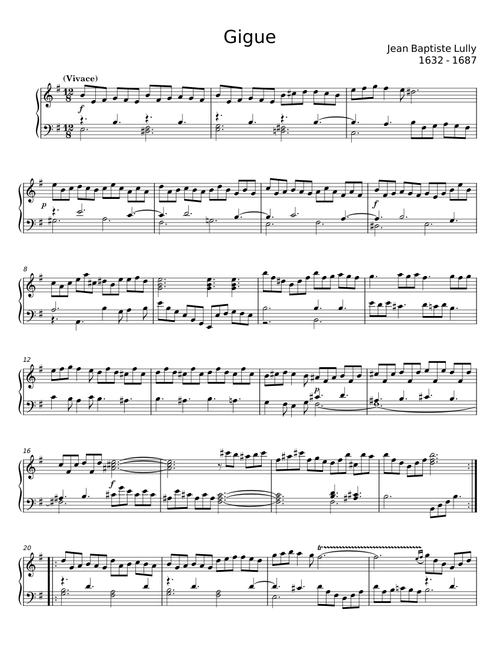 Allemande, Sarabande And Gigue - Jean-Baptiste Lully