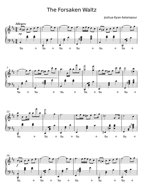 The Forsaken Waltz - Joshua Kyan Aalampour