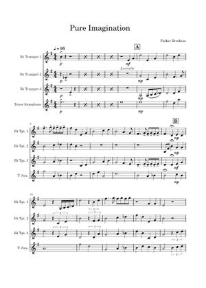 Play Official version of Pure Imagination Sheet Music by Anthony