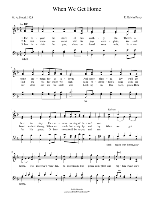 When we get home (hood) - R. Edwin Perry