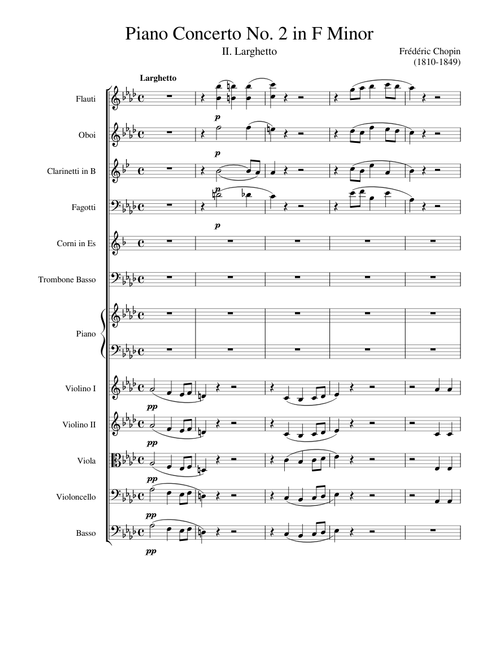 Piano Concerto No. 2 in F Minor-II. Larghetto