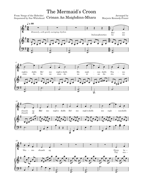 The Mermaid's Croon – traditional Scottish folk song