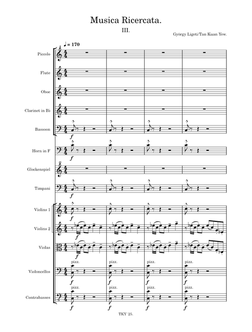 Musica Ricercata – György Ligeti