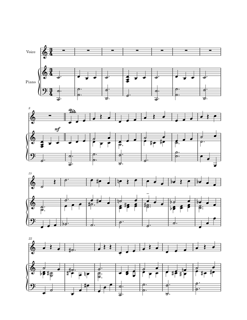 Pvg Score d4ddde3480618f32a8cfe4cee0b489bb94af4f6c Sheet Music for Piano, Vocals ...