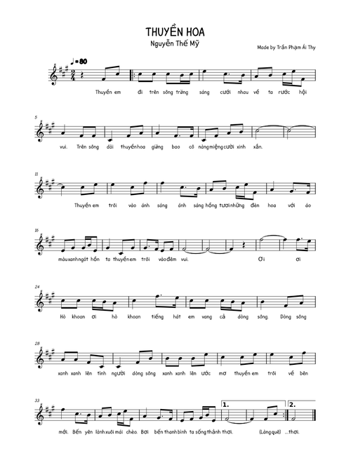 THUYỀN HOA – PHẠM THẾ MỸ