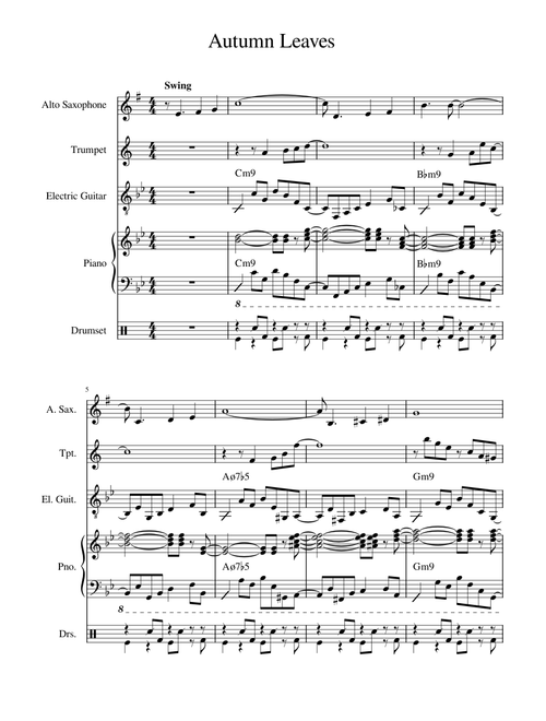 Autumn Leaves – Michael B. Unger