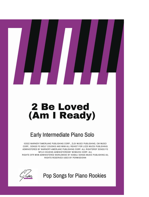2 Be Loved (am I Ready) (Arr. Jim Lansing) - Lizzo (Easy Piano)