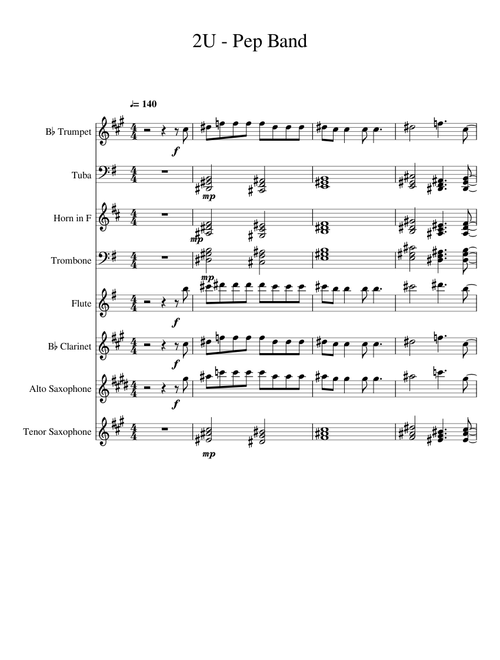 2U - Pep Band