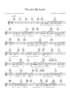 Free You Are My Lady by Freddie Jackson sheet music | Download PDF