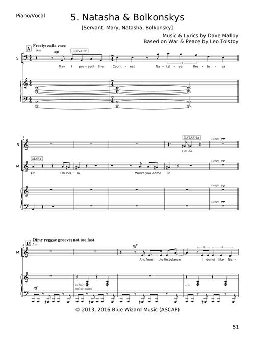 A Call to Pierre (Natasha, Pierre & the Great Comet of 1812) - Dave Malloy