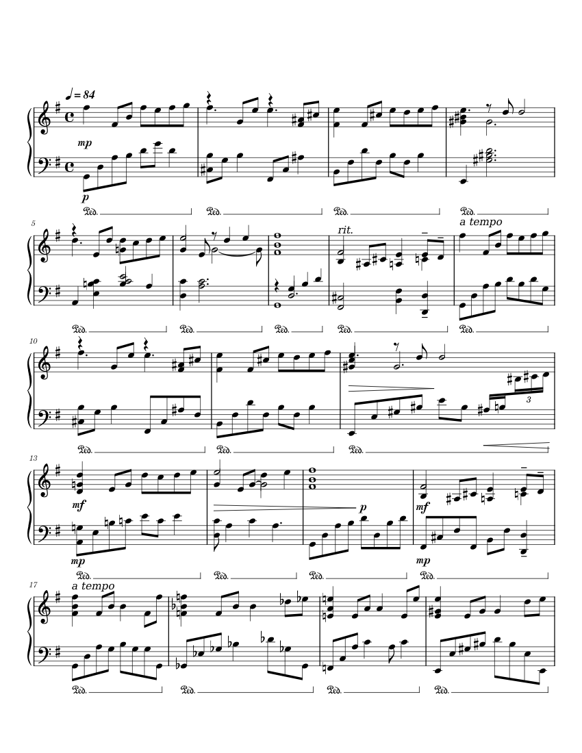 Yiruma Yellow Room (Preludio Version) Sheet music for Piano (Solo