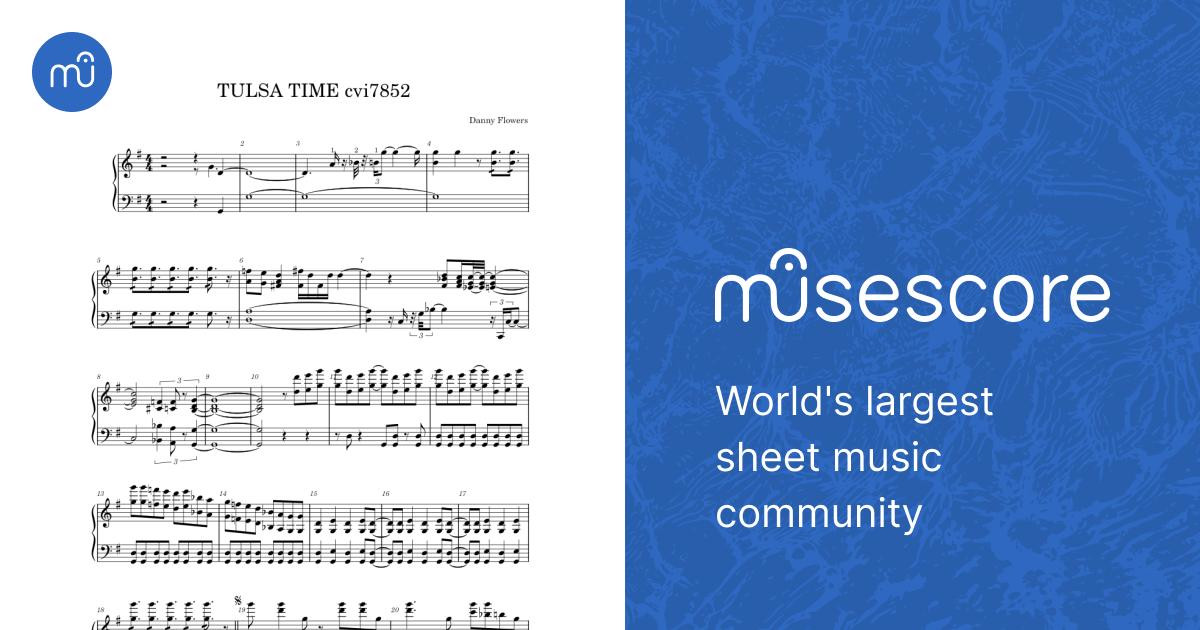 TULSA TIME cvi7852 Sheet Music for Piano (Solo) | MuseScore.com
