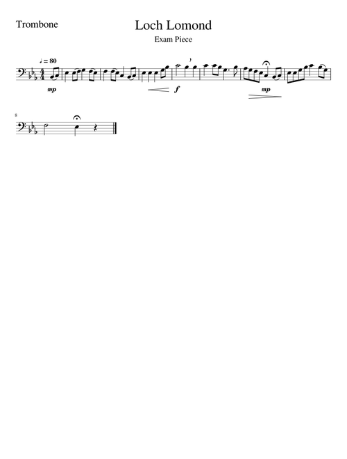 Loch Lomond-Trombone 1