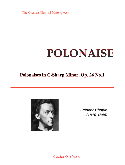 Chopin - Polonaise in C-Sharp Minor, Op. 26 No.1 (Arr. MPS) - F.Chopin (Piano Solo)