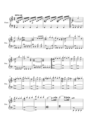 Final Fantasy IV Piano Collection Sheet Music for Piano (Solo