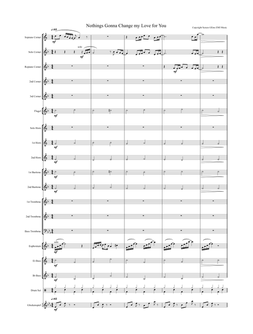 Nothing's Gonna Change My Love For You (Arr. Karen Unsworth) - Glenn Medeiros (Brass Band)