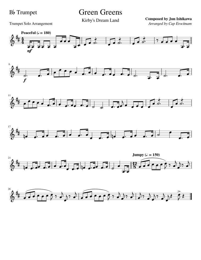 Kirby trumpet on sale