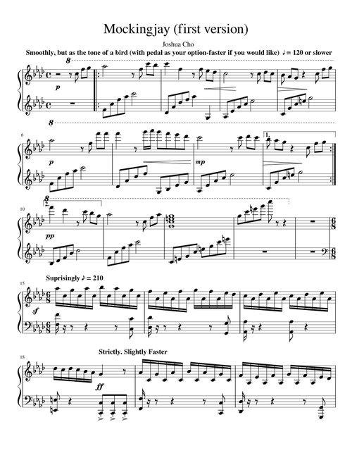 Mockingjay (My Composition)