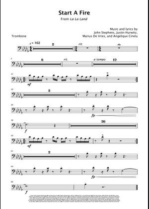 Start A Fire (Arr. David Lartey) - Angelique Cinelu, John Stephens, Marius De Vries (Trombone Solo)