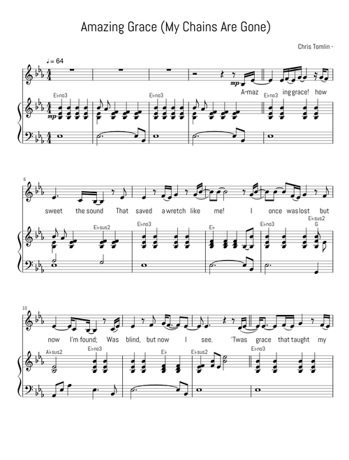 Amazing Grace (My Chains Are Gone) Chris Tomlin, Louie Giglio