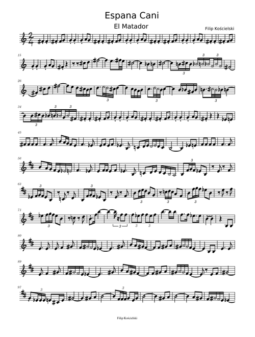 Espana Cani trumpet