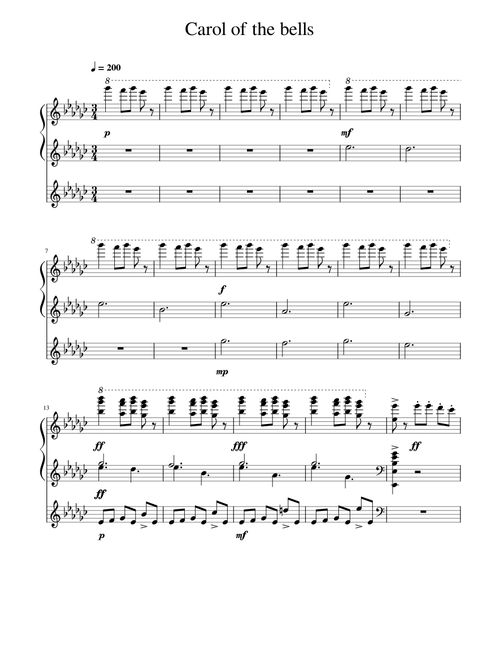 Carol of the bells