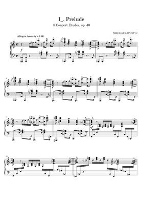Free Eight Concert Etudes, Op. 40, No. 1: Prelude by Nikolai