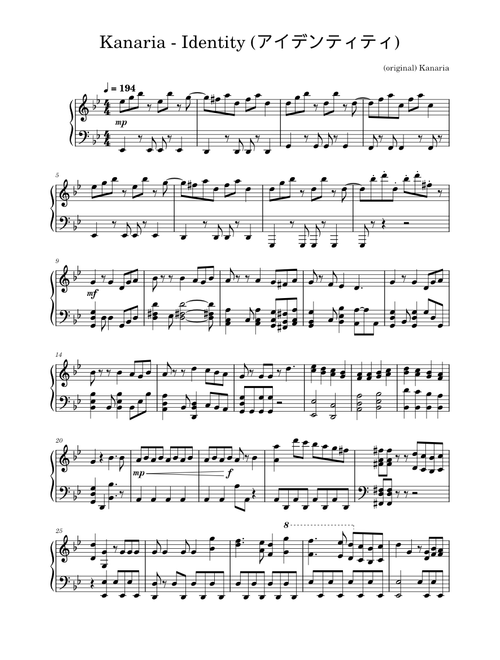 Azusloth | Free sheet music | Download PDF or print on MuseScore.com