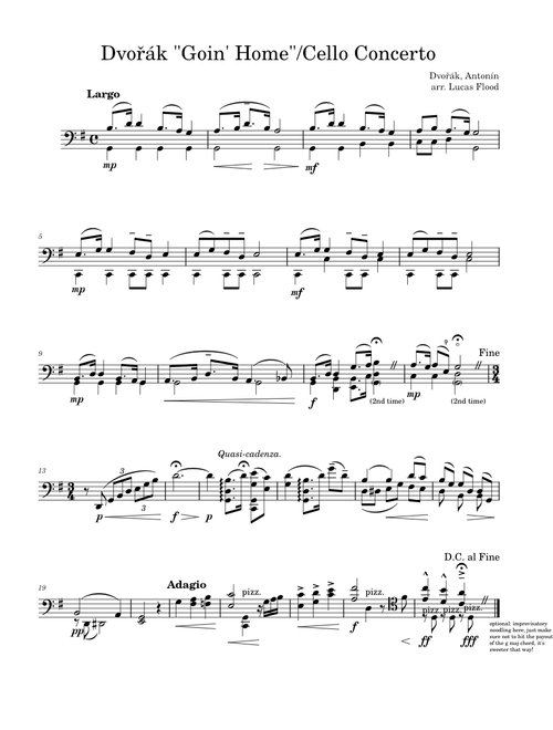 Dvořák- "Goin' Home"/Cello Concerto