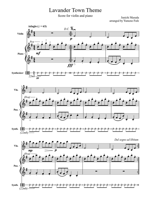 Lavander Town theme from Pokémon Red and Blue