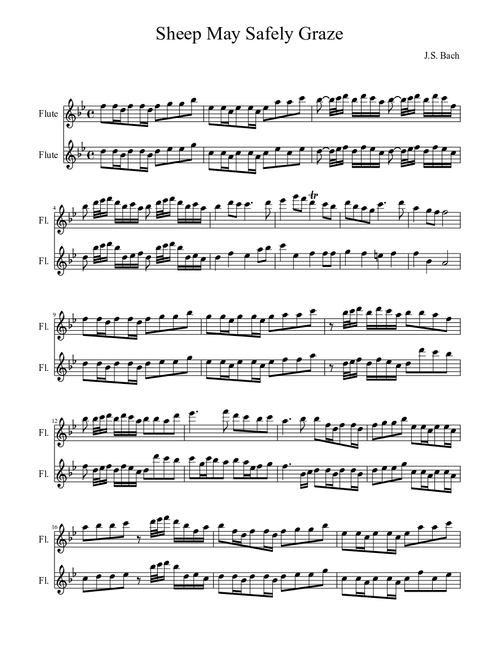 Sheep May Safely Graze by J.S. Bach