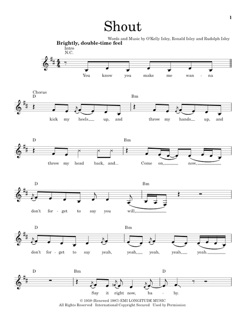 Shout - The Isley Brothers (Pro Vocal)