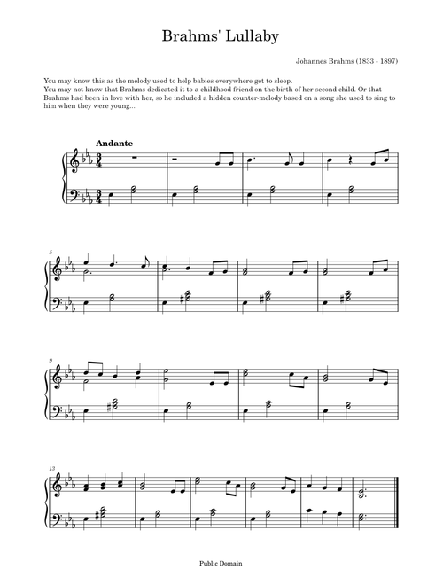 Brahms' Lullaby