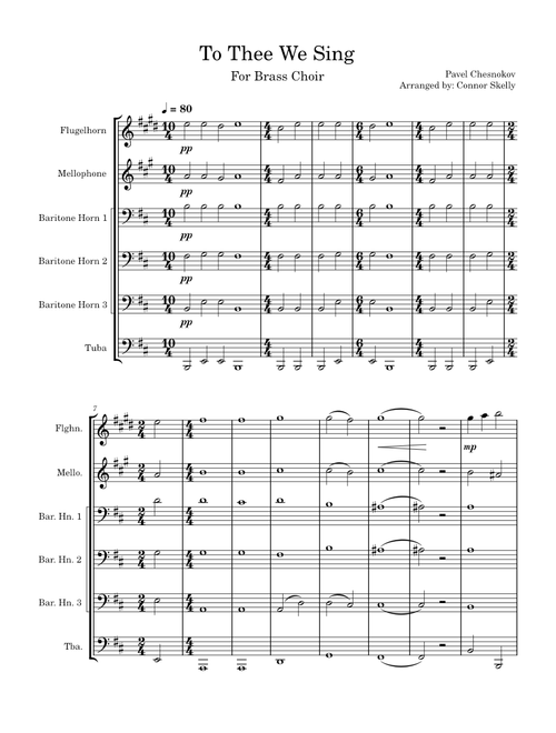 To Thee We Sing – Pavel Chesnokov