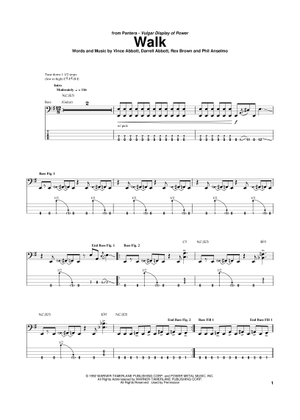 Play Official version of Fucking hostile Sheet Music by Pantera