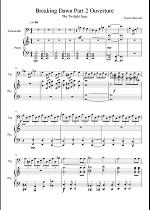 The Twilight Saga: Twilight Overture Sheet Music for Piano (Solo