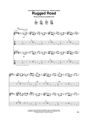 Play Official version of Oasis Sheet Music by Robben Ford