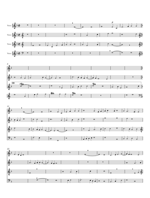 Sicut cervus – Giovanni Pierluigi da Palestrina (cata)