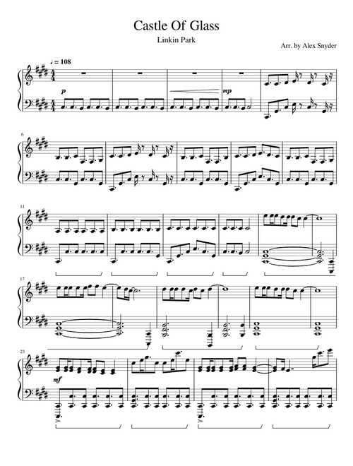 Castle Of Glass- Linkin Park